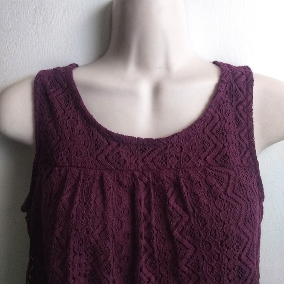Plum/purple lace dress - Picture 1 of 2
